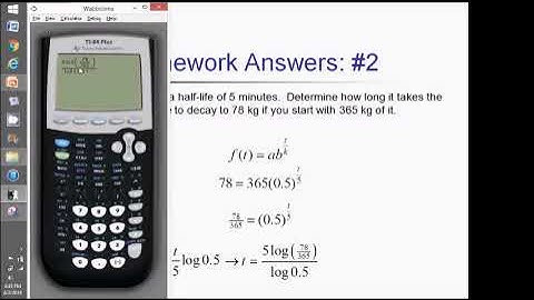 Applications of Exponential Equations: Problem Set #2