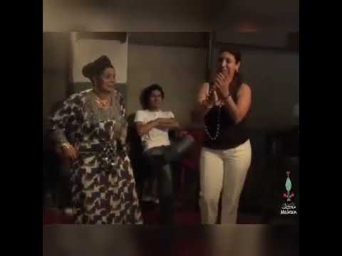 المطربه جمالات شيحه مع المغنيه الاسبانية سبيرانزا فيرنانديز