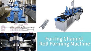 Furring channel roll forming machine