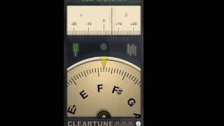 Clear Tune Guitar Tuner App Demo Review screenshot 3