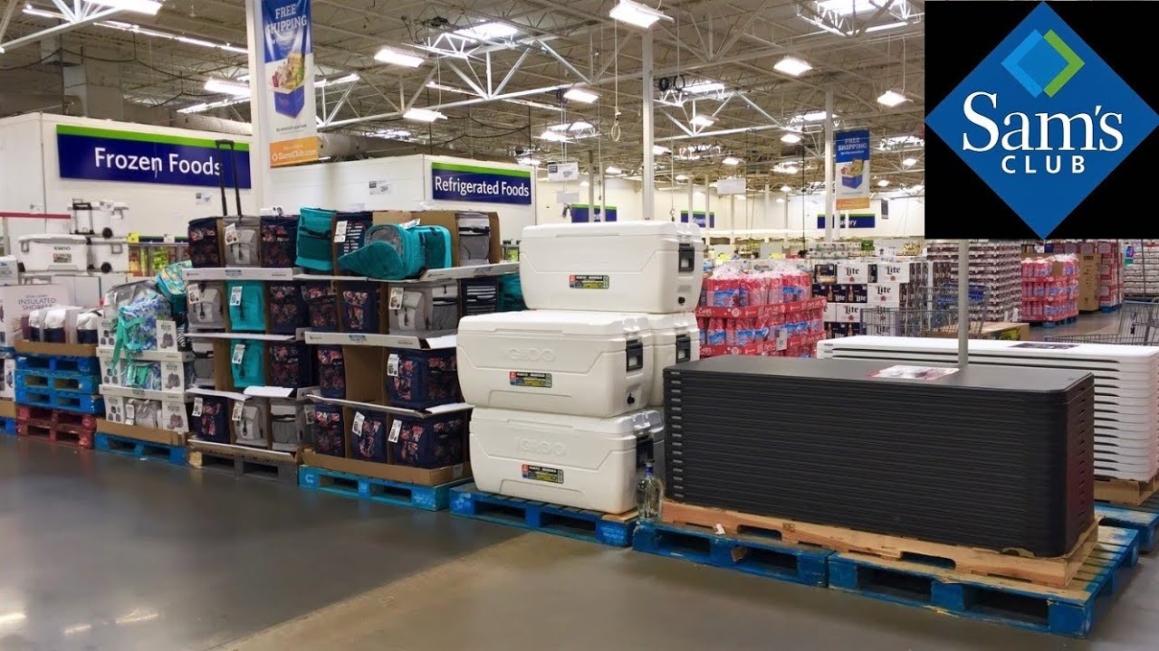 SAM'S CLUB NEW ITEMS CHAIRS FURNITURE GRILLS COOLERS SUMMER SHOP WITH ME  SHOPPING STORE WALK THROUGH - YouTube