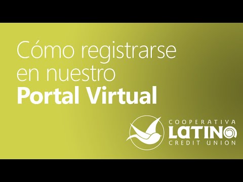 Cómo registrarse en nuestro Portal Virtual