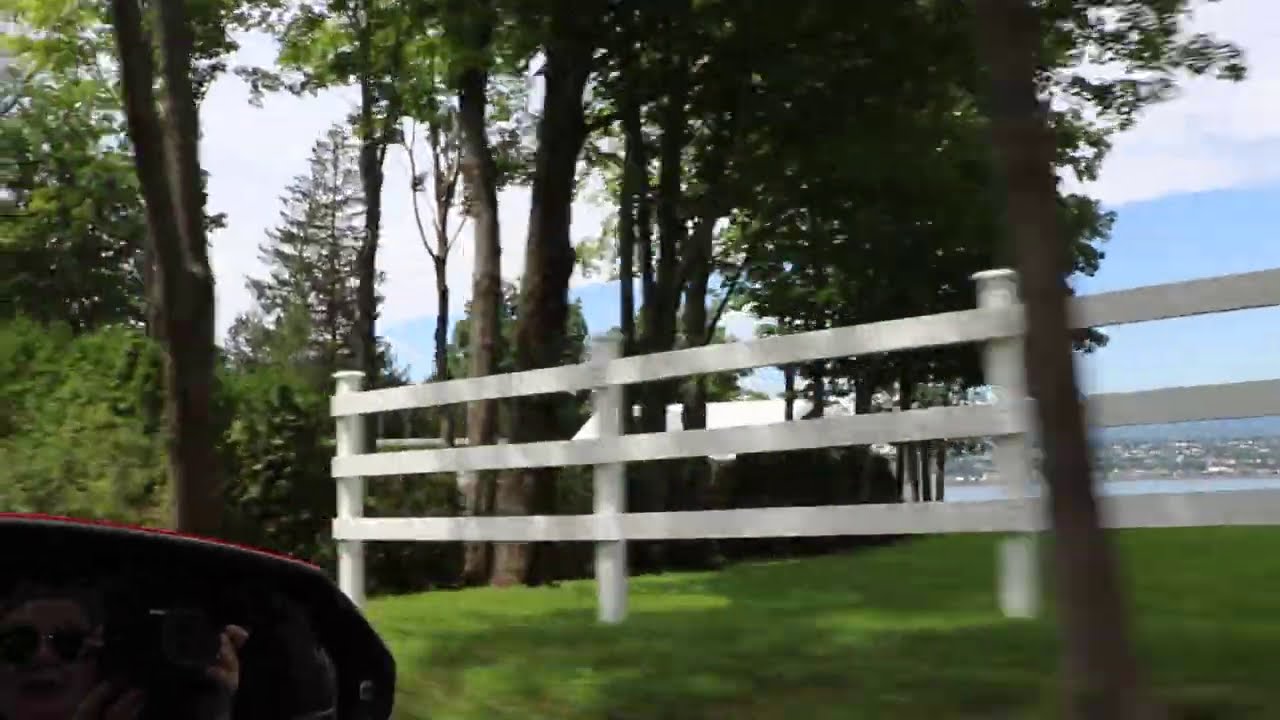 Ile d' Orleans красивый остров и огород Квебека Канада . Как живут