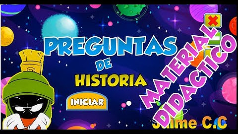 Juego interactivo en POWERPOINT de preguntas