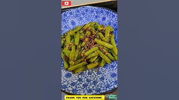 French  beans  with sambal chilli & garlic ,Chinese style #shorts  ‎@MyleneC 