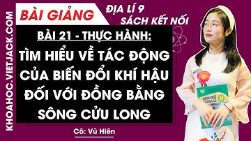 Địa lí 9 Bài 21: Thực hành: Tìm hiểu về tác động của biến đổi khí hậu đối với - Kết nối tri thức
