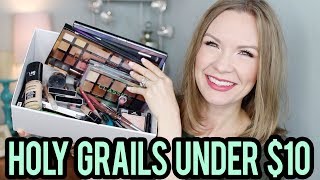 Holy Grail Makeup Products Under $10! | LipglossLeslie