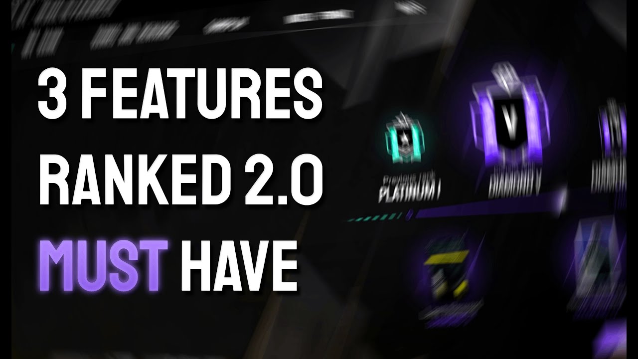 Rainbow Six Siege Ranked 2.0: 3 FEATURES WE NEED - YouTube