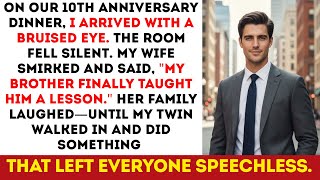 With A Bruised Eye, I Came At Our 10th Anniversary. My Wife Bragged Her Brother Beat Me—My Twin Did…