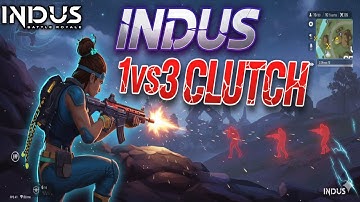 🔥 1v3 Clutch Fight in Indus Battle Royale | Epic Gameplay 🔥 #indusbattleroyale @indiakaindus