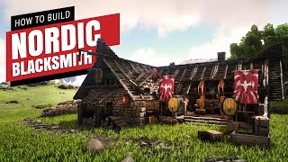 How To Build A Viking Blacksmith - Ark Survival Evolved