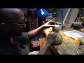 Making a gourd water bottle