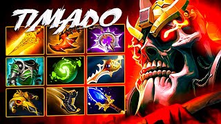 TIMADO on 9 slot Wraith King - Imba Right Click WK With Divine Rapier Dota 2