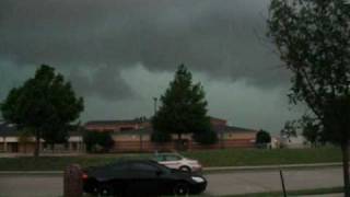 Severe Storm in Texas with Tornado Sirens