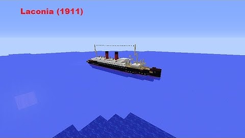 RMS Laconia (1911) I Minecraft I 1:5 Scale Tutorial
