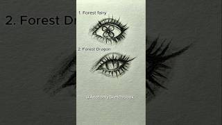 Drawing Eye's Tutorial✏️ || fairy, Dragon ✨ #drawing #tutorial #howtodraw #eyes #art