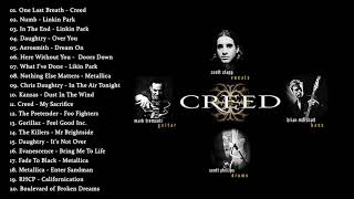 Nirvana, Linkin Park, Coldplay, 3 Doors Down, Metallica, RHCP - Best Alternative Rock 90's 2000's