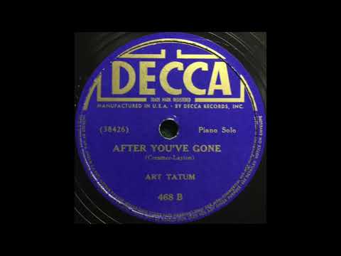 After You Ve Gone Art Tatum 1934 HQ Sound 