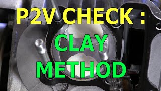 Piston To Valve Clearance Check Clay Method