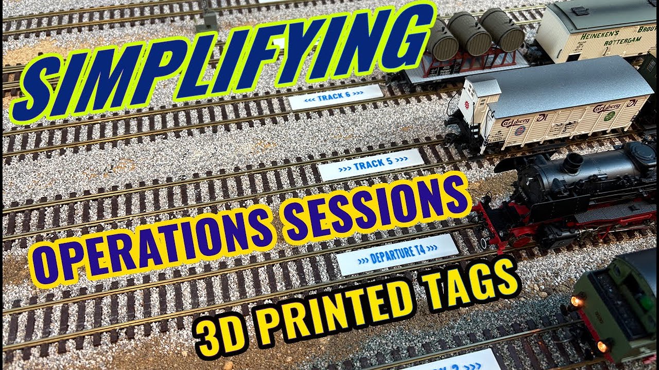 Simplifying Operations Sessions for your model railroad | use your 3D ...