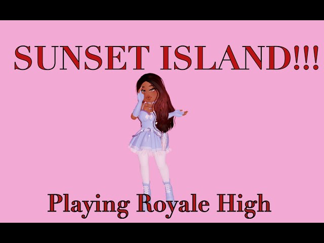 BEAUTY PAGEANT on Sunset Island | ROBLOX Royale High class=