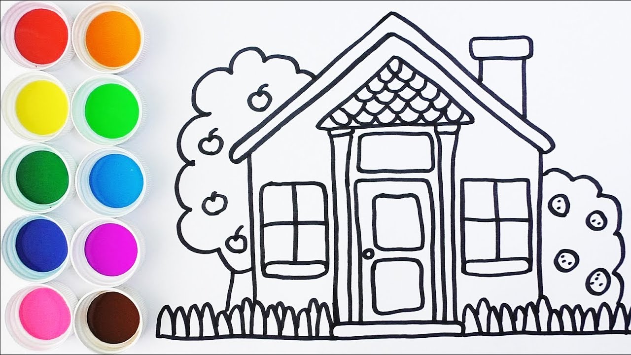 Como Dibujar y Colorear una Casa - Draw House - Videos Para Niños - Learn  Colors / FunKeep - thptnganamst.edu.vn