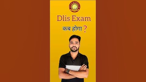 DLIS Exam Date 2025 Update 🔔 | Library Science | Vmou Kota |