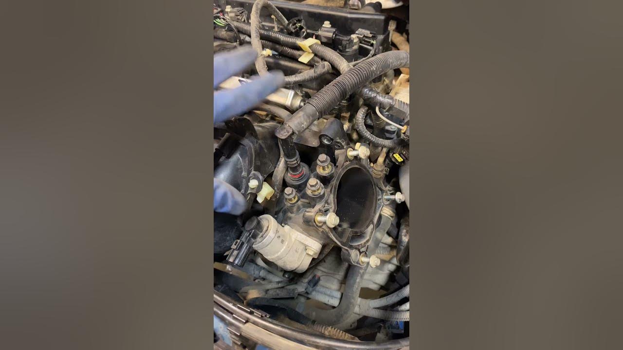 Ford vacuum fitting removal. - YouTube