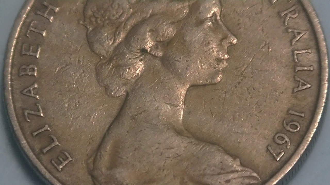 Australia Old Coins Elizabeth II 1967 20 Rare YouTube Australia Old Coins Elizabeth II 1967 20 Rare YouTube