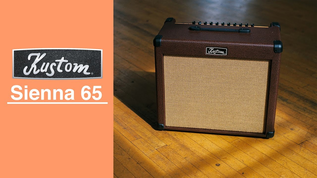 Kustom Sienna 65- Acoustic Amp Preview - YouTube