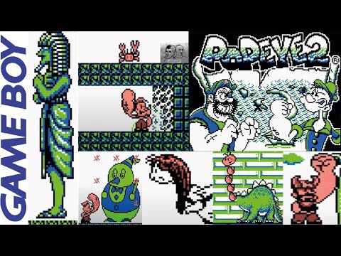 Popeye 2 Game Boy - C&M Playthrough