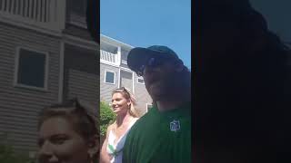 Team 62 ,Jason Kelce, Autism awareness, At the Ocean drive ,Sea Isle city NJ