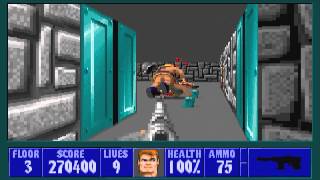 Let's Play Wolfenstein3D 53 - Episode 06 Floor 03