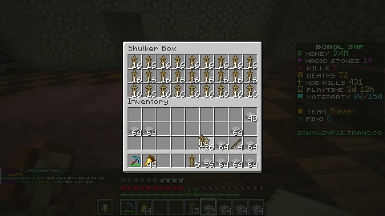 My first minecraft video [SERVER IP : BOHOLSMP.ULTRAMC.CO]