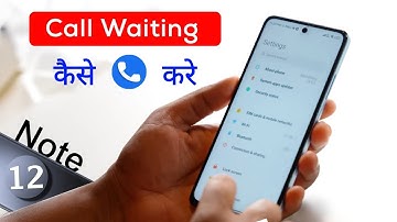 Redmi Note 12 5g me Call Waiting Kaise Kare | Redmi Note 12 Call Waiting Settings