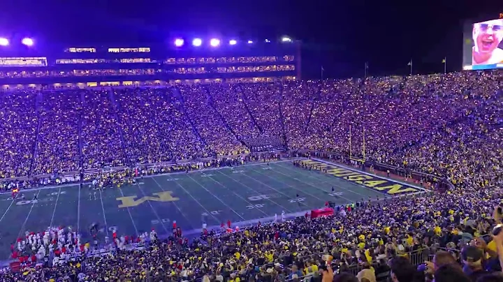 Mr. Brightside sang at Michigan Stadium during Michigan vs New Mexico game. August 30, 2025.