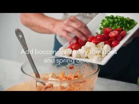 Barilla | How to make Farfalle Pasta Salad with Bocconcini and Sundried Tomato Pesto