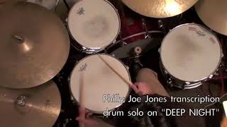 Philly Joe Jones drum solo TRANSCRIPTION vol.1