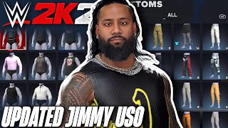 WWE 2K26 Making Updated Jimmy Uso