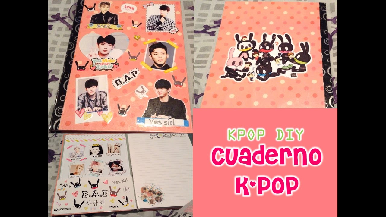 KPOP DIY Como hacer cuaderno personalizado (B.A.P) camera iphone 8 plus apk