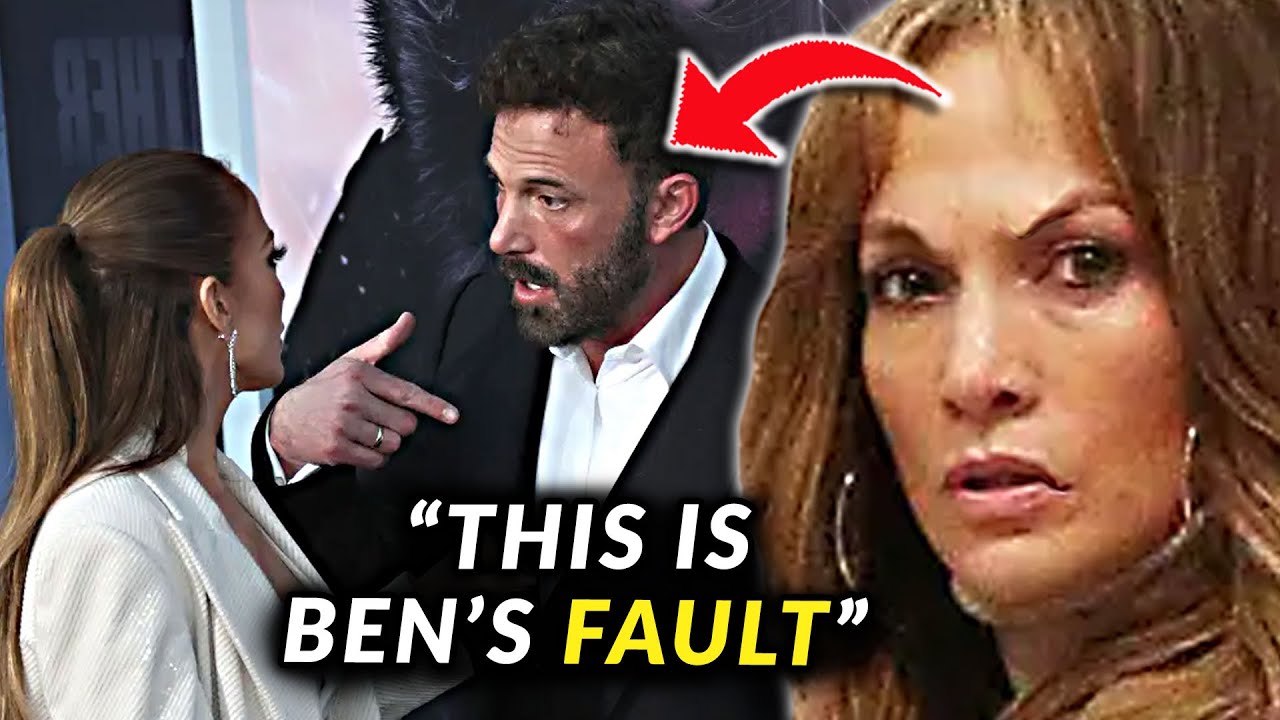 Jennifer Lopez Blames Ben Affleck For Their Divorce