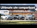 Ford Ranger vs Toyota HiLux vs Mercedes-Benz X-Class 2018 ute comparison review