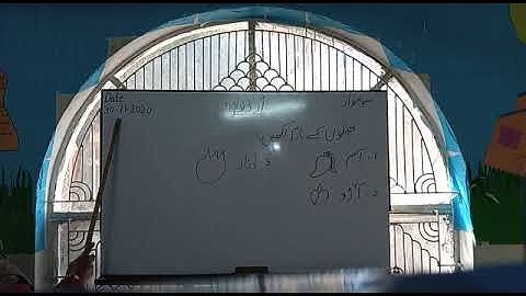 Class: KG Subject Urdu Lecture 4