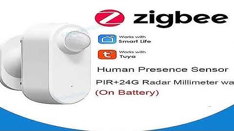 Tuya Zigbee Human Presence Detector,Luminance/Distance Detection,  Smart PIR Motion Sensor Support