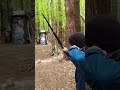 19.2M Foam Disc Shot! #archery #sport #outdoors #hobby #practice #friends #fun #nature #ok #3d #nice