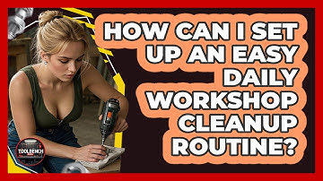 How Can I Set Up An Easy Daily Workshop Cleanup Routine? - ToolBench Pros