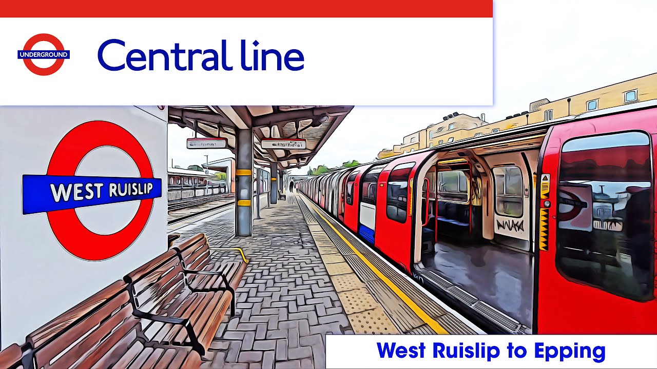 Central Line | West Ruislip to Epping (Full Journey)