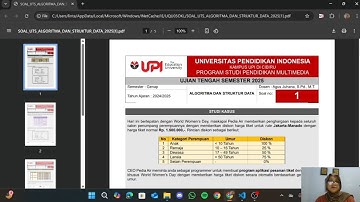 Pembahasan Soal UTS Algoritma dan Struktur Data