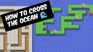 Level 1 - 👉 FREE LEVEL 😃 👉  Crossing the Ocean 🌊 VIM-Adventures