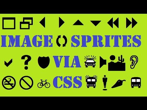 CSS how to: image sprites - YouTube